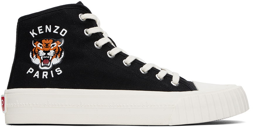 Tenisky a topánky KENZO Paris Foxy High-Top Canvas "Black" Čierna | FE55SN025F76, 0