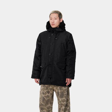 Parka Carhartt WIP Hooded Parka with Faux-Fur Lining Čierna | I033929_9, 6