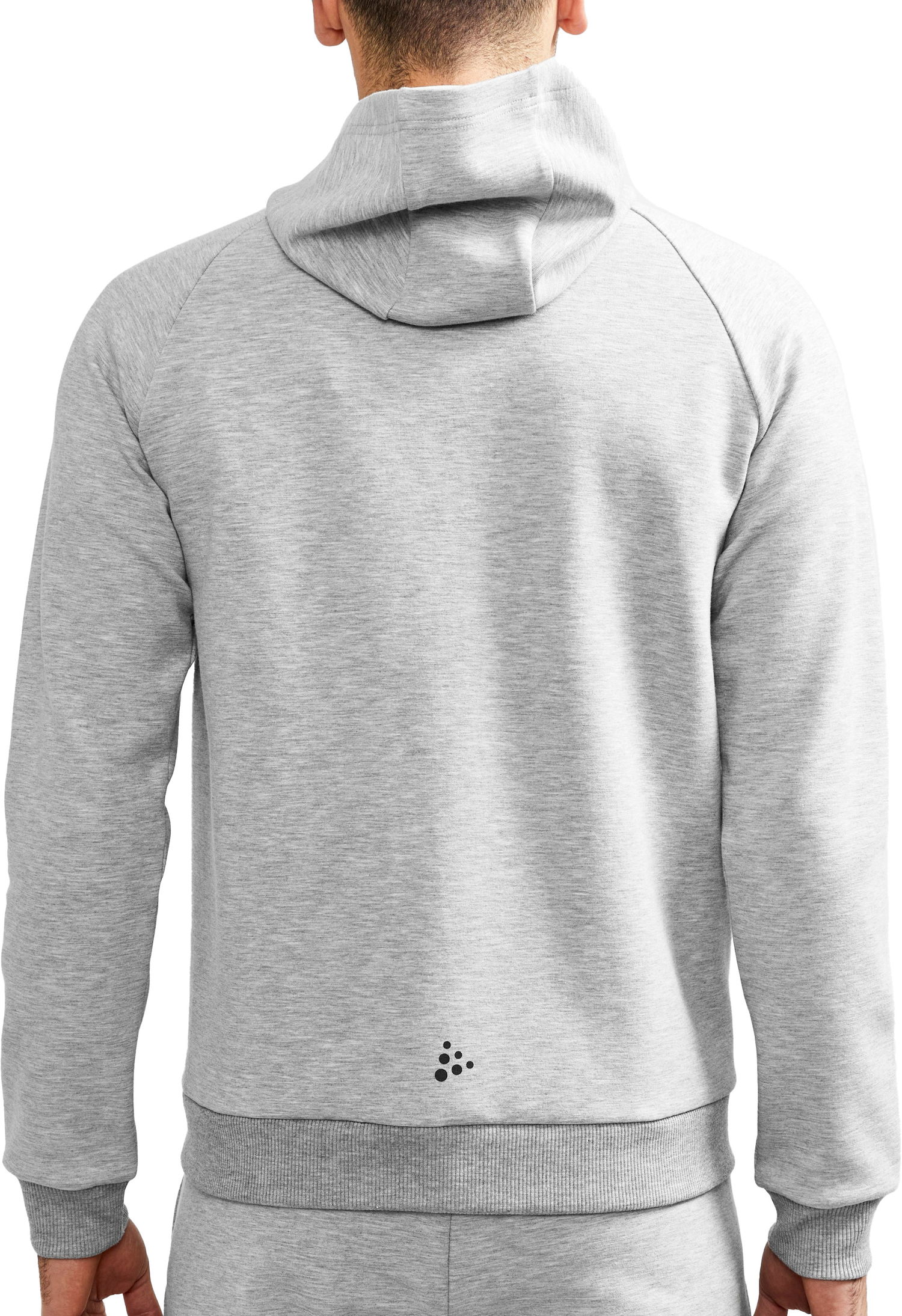 Mikina Craft CORE SOUL Full Zip Hooded Sweatshirt with Raglan Sleeves Šedá | 1910620-950000, 1