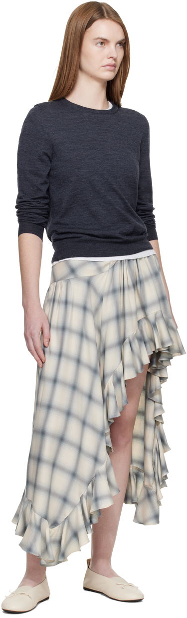 Sukňa Collina Strada Florist Plaid Ruffled Asymmetric Midi Skirt Rôznofarebný | XX7118, 3