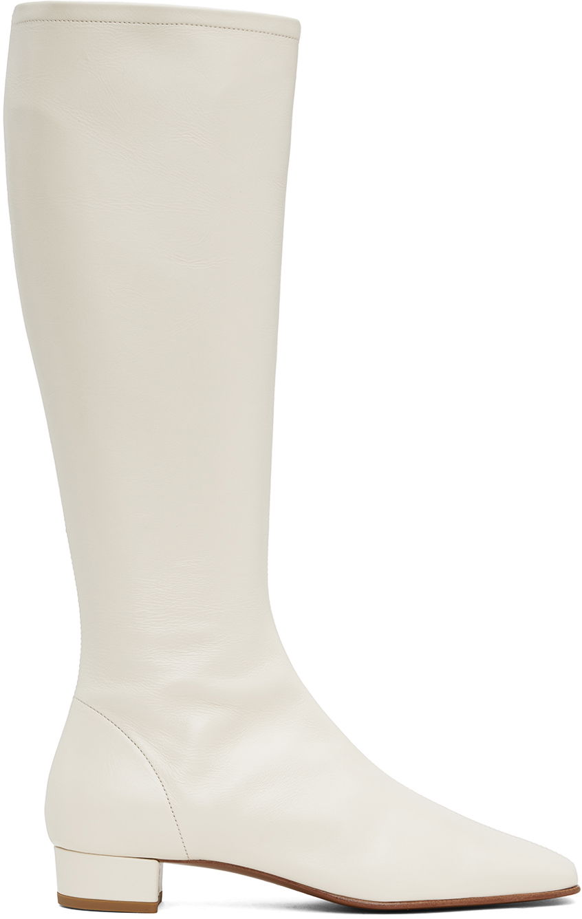 Leather Knee-High Boots