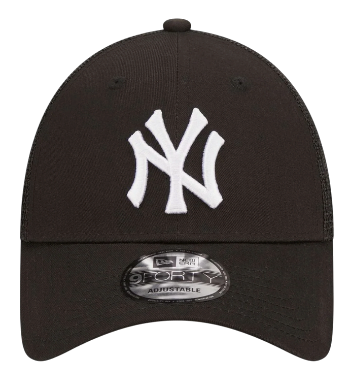 New York Yankees Home Field Black 9FORTY A-Frame Trucker Cap