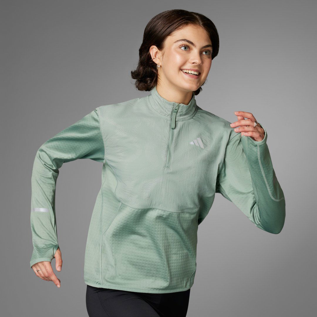 Reflective Running Half-Zip Top