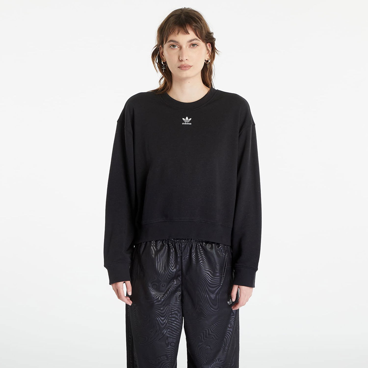 Mikina adidas Originals Essentials Sweatshirt Čierna | IC1824, 0