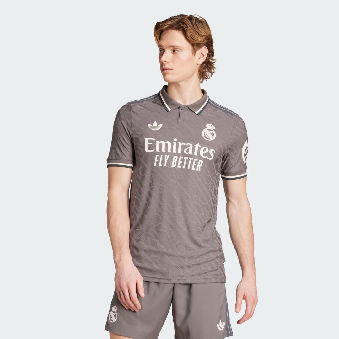 Polo tričko adidas Performance Real Madrid 24/25 Third Jersey Šedá | JX2120, 0