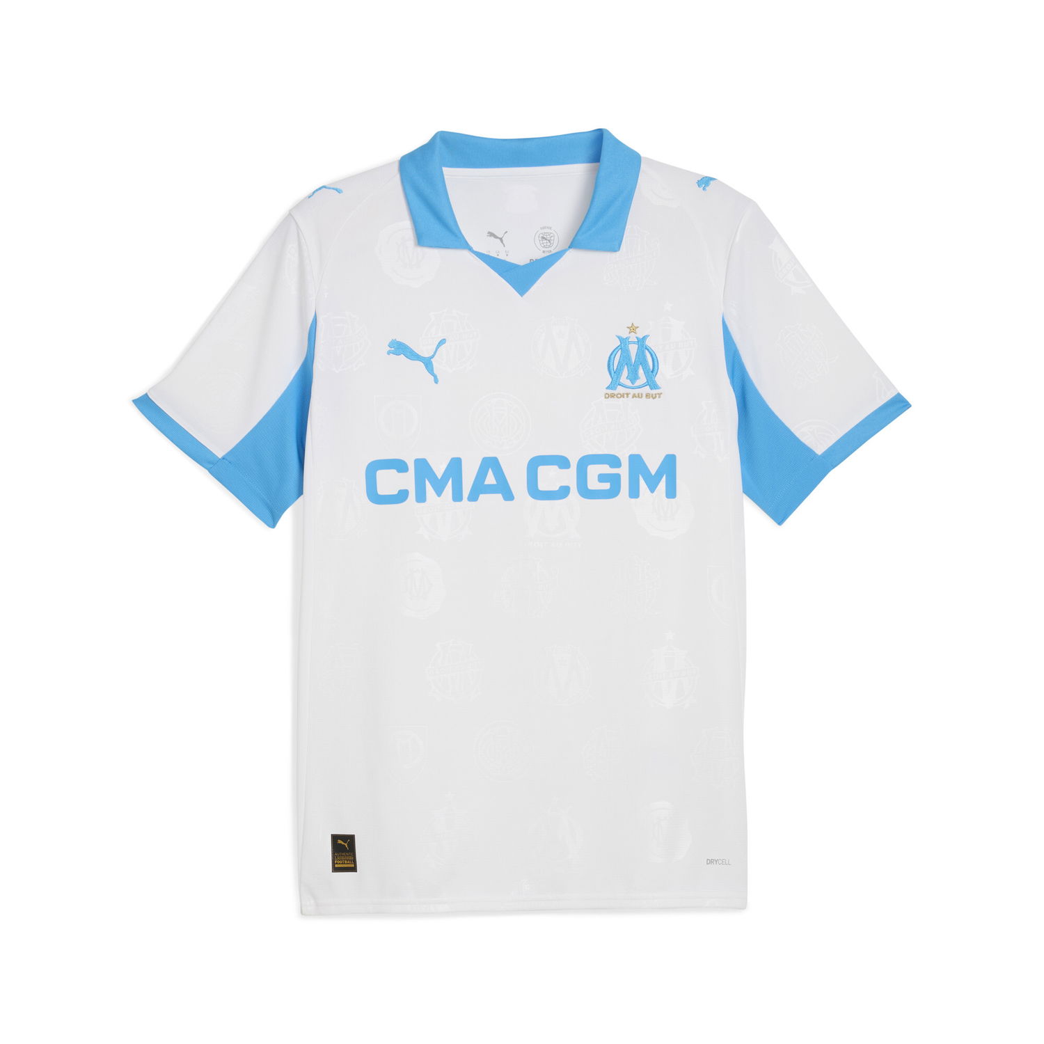 Dres Puma Olympique de Marseille Home Jersey 25/26 Biela | 779801_01, 0