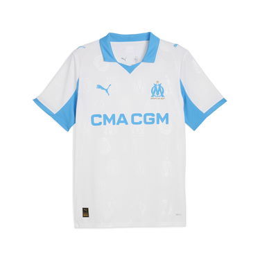 Dres Puma Olympique de Marseille Home Jersey 25/26 Biela | 779801_01, 0