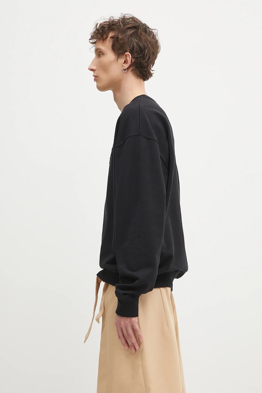 Mikina JW Anderson JW Anderson Logo Embroidery Sweatshirt Čierna | JW0215.PG1632.999, 1