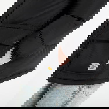 Prešívaná bunda Carhartt WIP Puffer Hooded Brent Jacket Čierna | I035361.89XX, 2