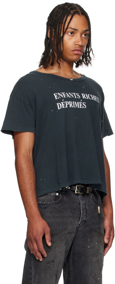 Tričko Enfants Riches Déprimés Enfants Riches Déprimés Classic Logo Distressed T-Shirt Čierna | 010-857, 1