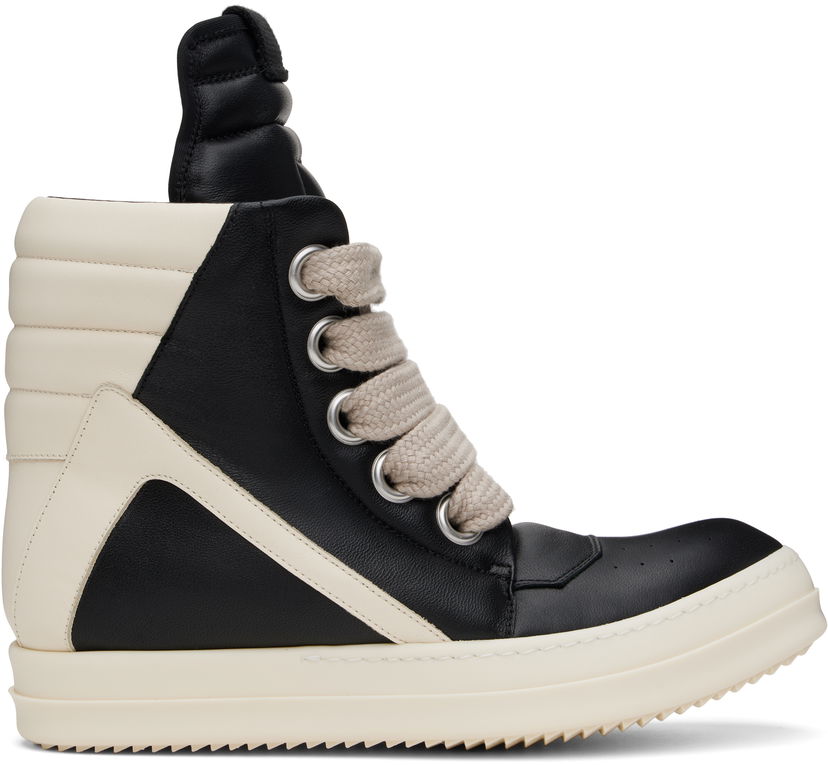 Tenisky a topánky Rick Owens Rick Owens Hollywood Jumbolace Geobasket Čierna | RU01E5898 LLPPW2