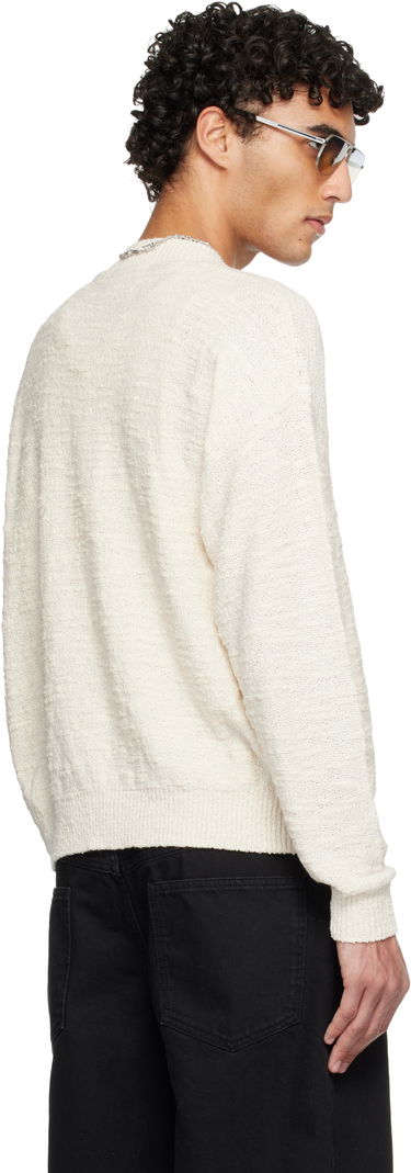 Sveter ISABEL MARANT Achille Textured Crewneck Sweater Biela | PU0680HB-C2L02H, 2