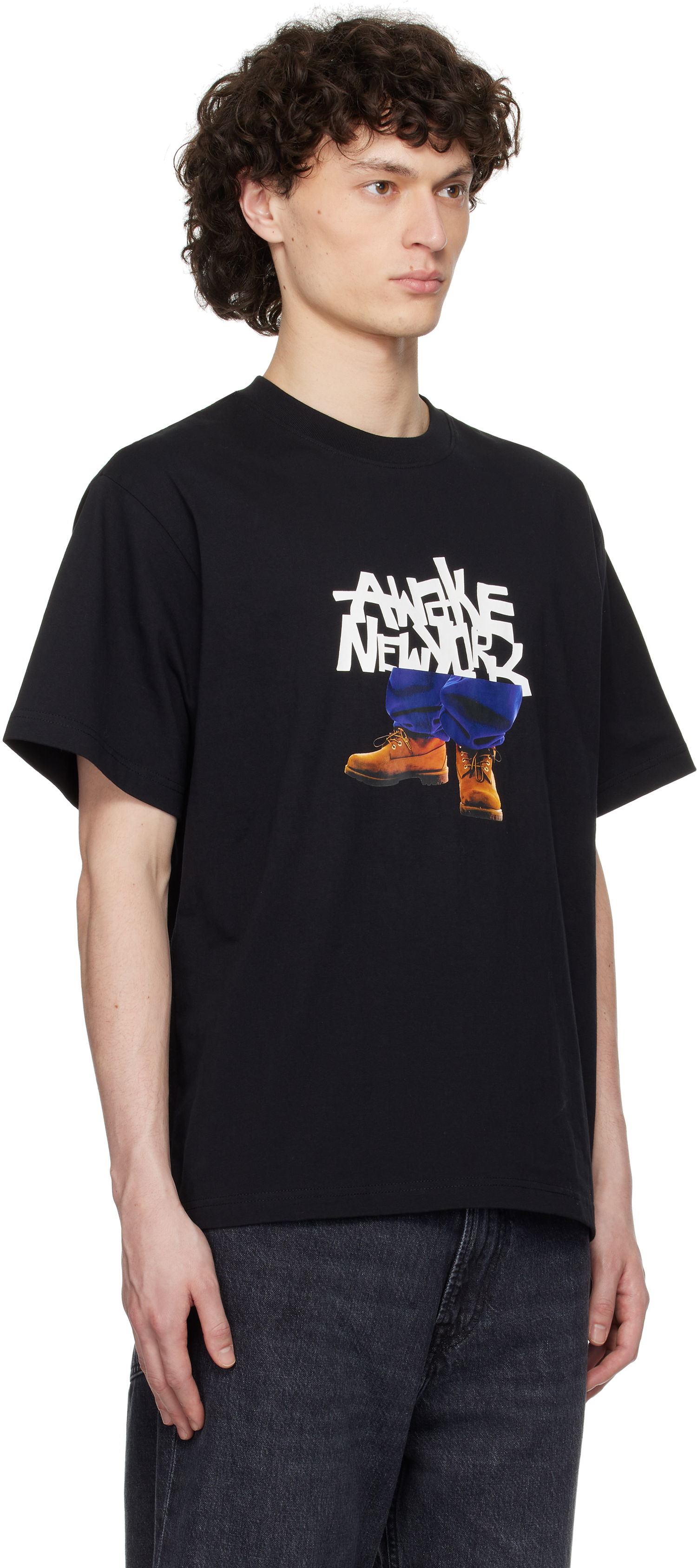 Tričko Awake NY Awake NY Stomper Graphic T-Shirt Čierna | AWK-SP25-TS009, 1