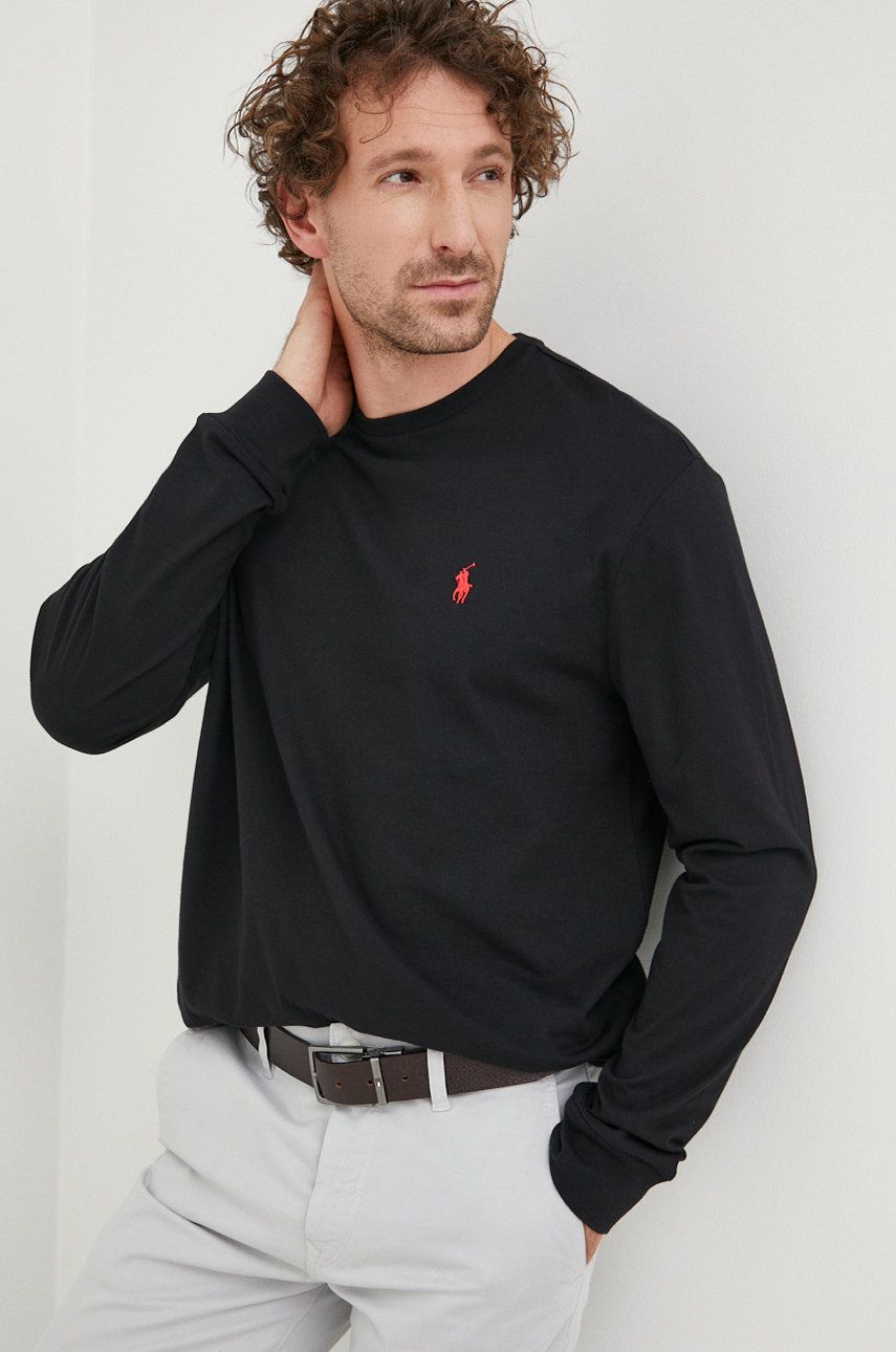 Tričko Polo by Ralph Lauren Classic Fit Jersey T-Shirt Čierna | 710671467001, 0
