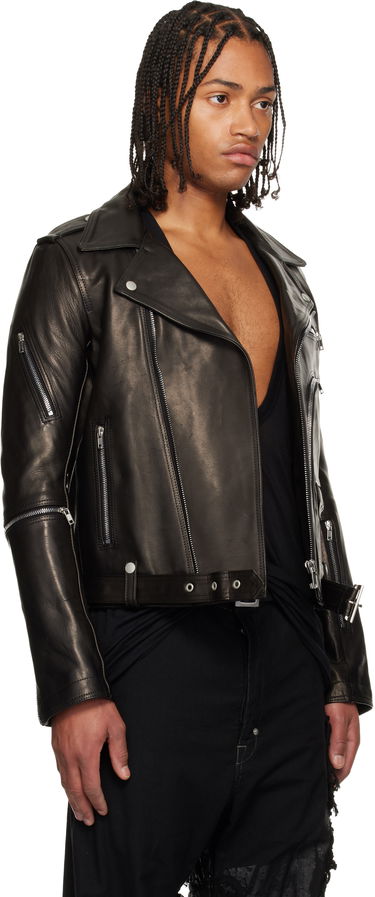 Bunda Rick Owens Concordians Bauhaus Stooges Leather Jacket Hnedá | RR02E1702 LHOSJP, 4
