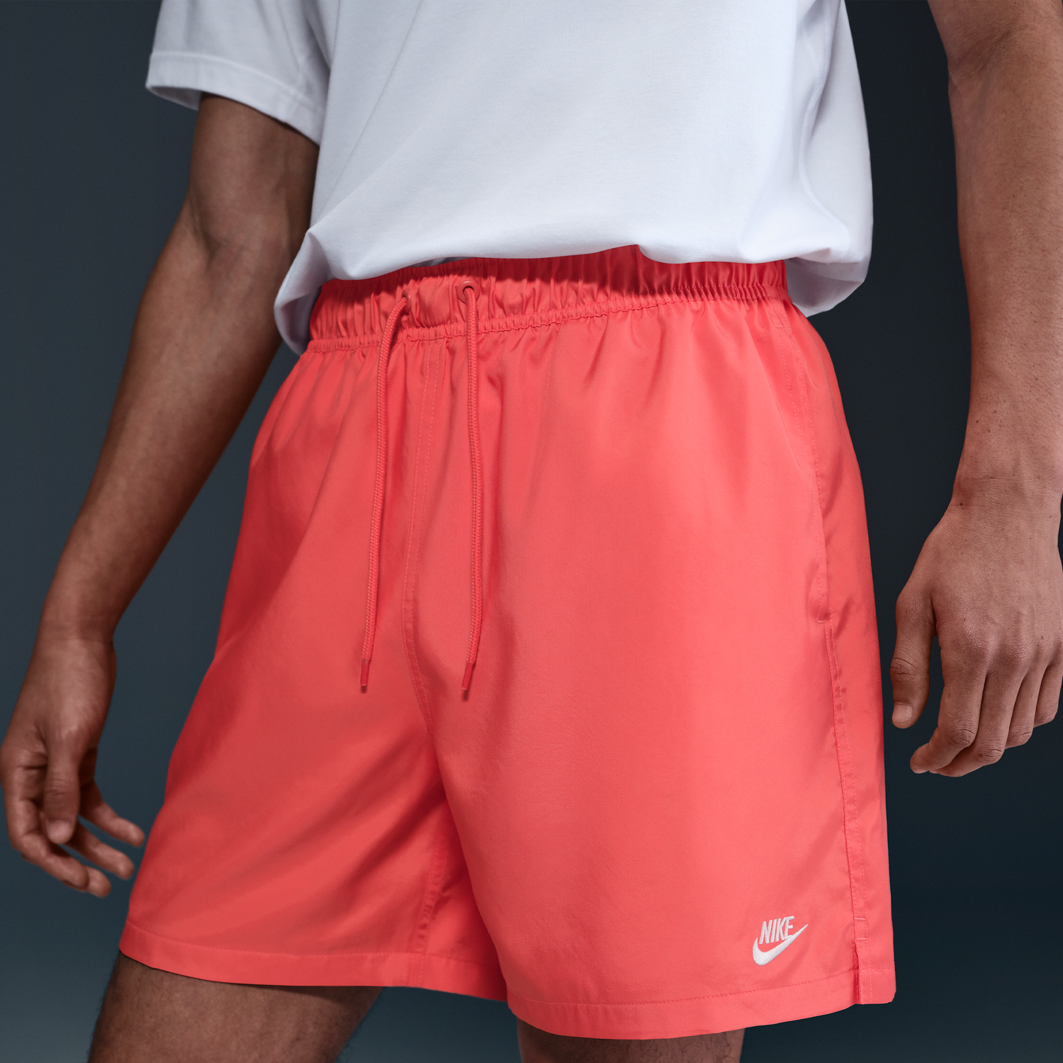 Šortky Nike Club Woven Flow Shorts Červená | FN3307-814, 1