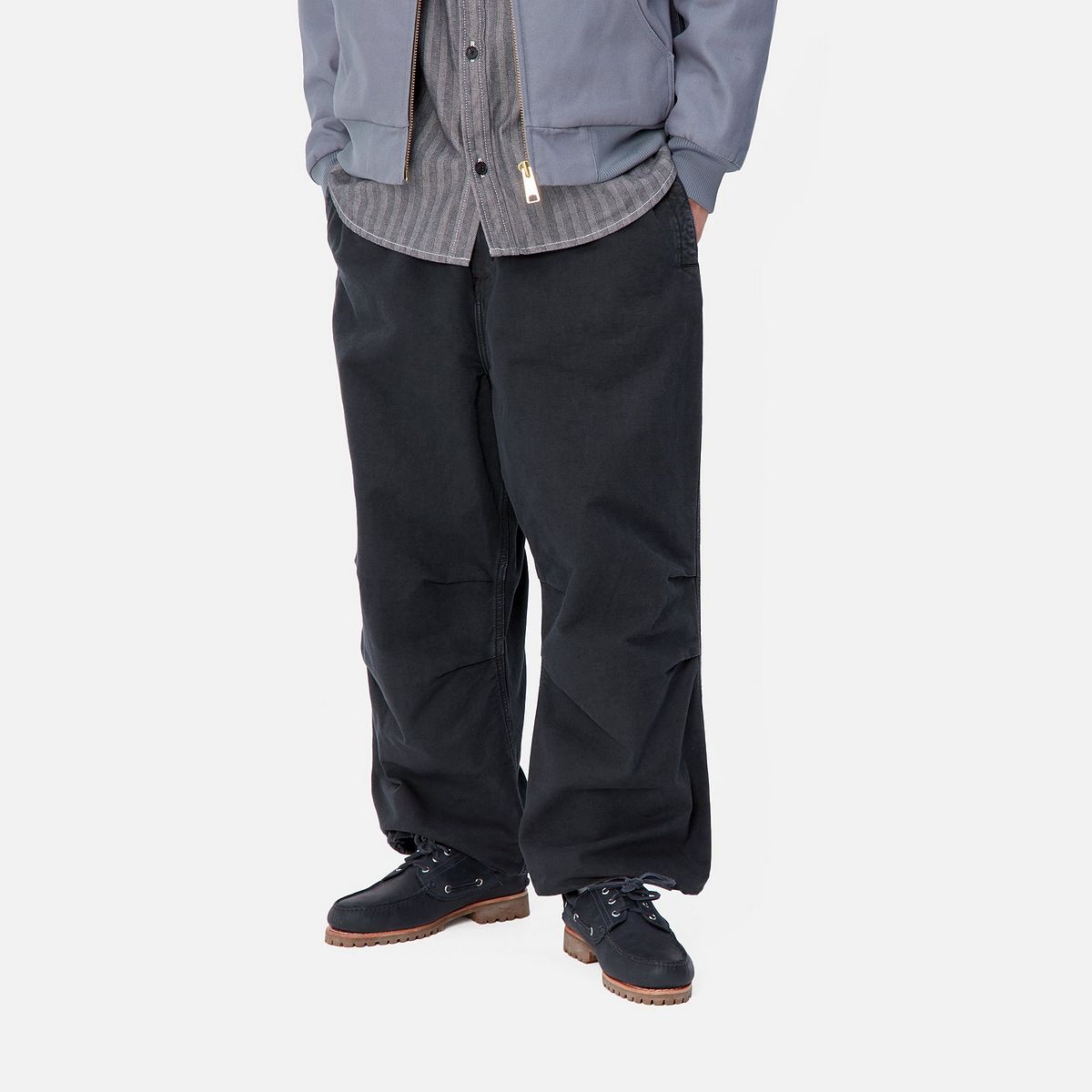 Cargo nohavice Carhartt WIP Stone Dyed Black Pants Čierna | I033762_9, 0