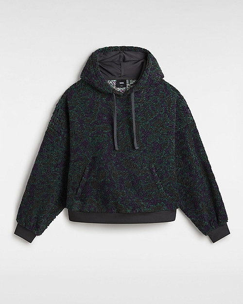 Mikina Vans Collett Boucle Loose Pullover Hoodie Čierna | VN000JTQ1O7, 0