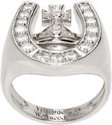 Mare Horseshoe Orb Crystal Ring