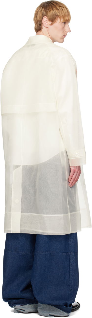 Kabáty Simone Rocha Simone Rocha Carnation Car Coat Biela | 2068 0360, 2