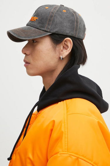 Šiltovka Butter Goods Six Panel Rounded Logo Baseball Cap Šedá | BG243807, 1
