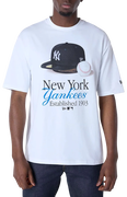 New Era MLB New York Yankees Script Graphic T-Shirt