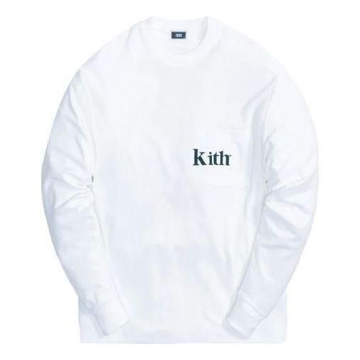 Tričko KITH KITH Quinn Long Sleeve T-Shirt Biela | KH3994-101, 0