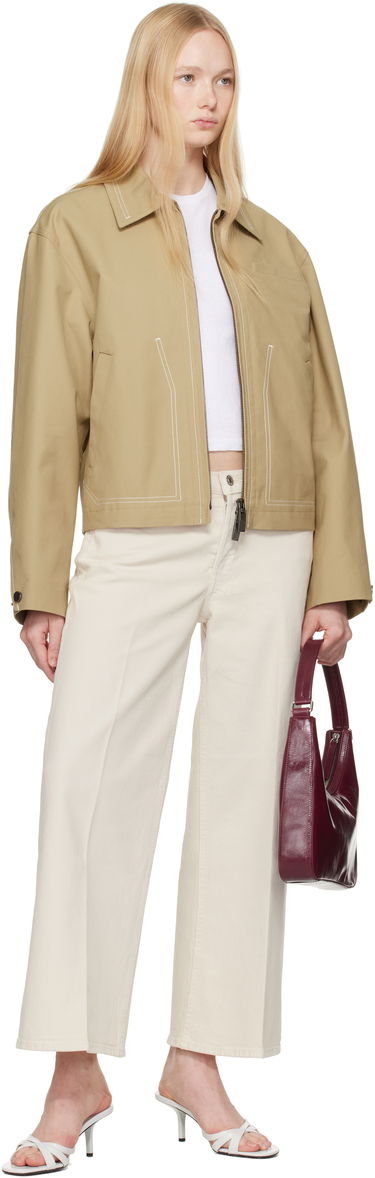 Kabelka BY FAR BY FAR Rhea Creased Leather Shoulder Bag Vínová | MWBSB027CL034RD028PL, 3