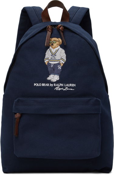 Batoh Polo by Ralph Lauren Polo Bear Canvas Backpack by Ralph Lauren Navy | 405962432001, 0