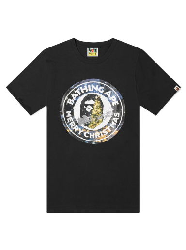 Tričko BAPE Christmas Busy Works Tee Čierna | 001TEI701014FBLK