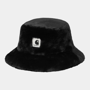 Klobúk Carhartt WIP Olney Faux Fur Bucket Hat Čierna | I035407_4, 0