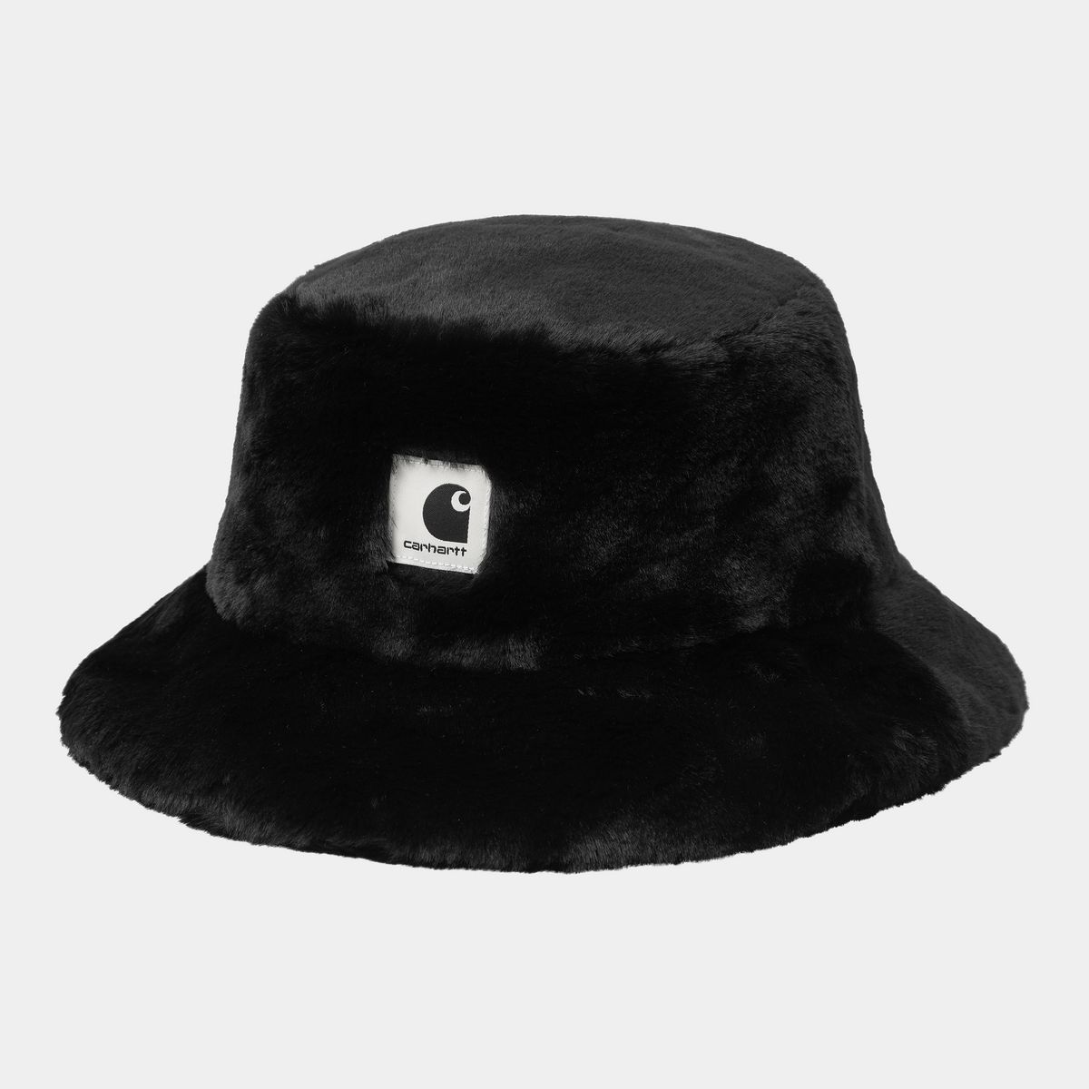 Klobúk Carhartt WIP Olney Faux Fur Bucket Hat Čierna | I035407_4, 0