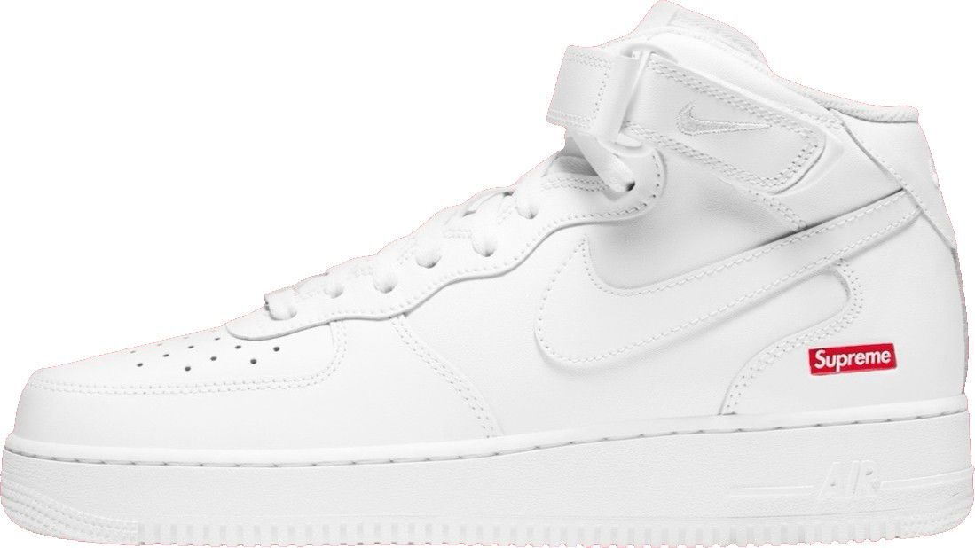 Air Force 1 Mid "Supreme White"