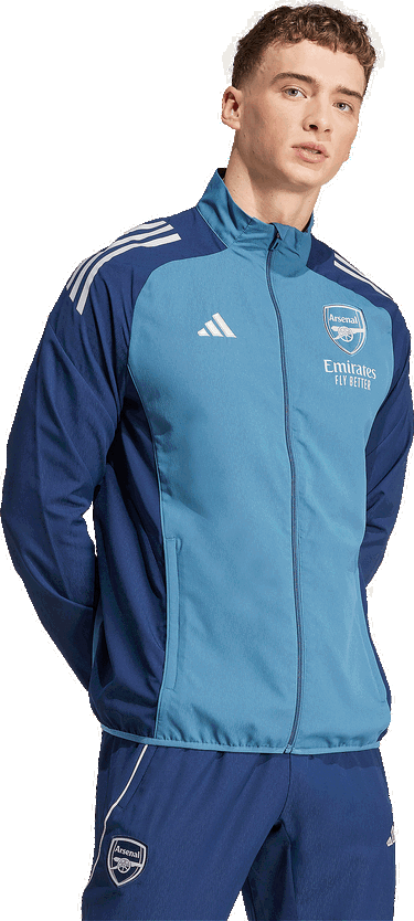 Bunda adidas Originals Arsenal FC Pre-Match Jacket 2025/26 Modrá | jj1790, 1