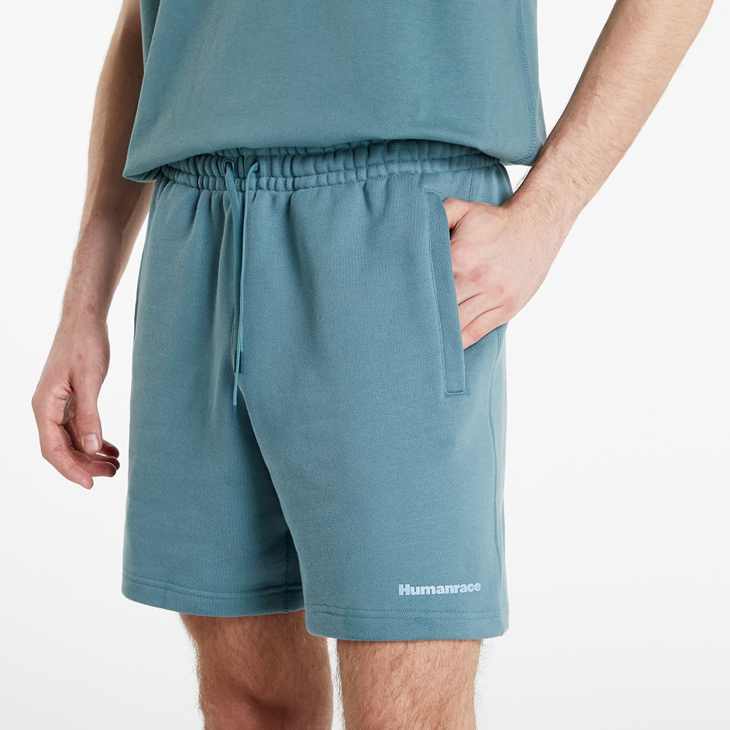 Šortky adidas Originals Pharrell Williams x Basics Shorts Zelené | HJ7068, 0