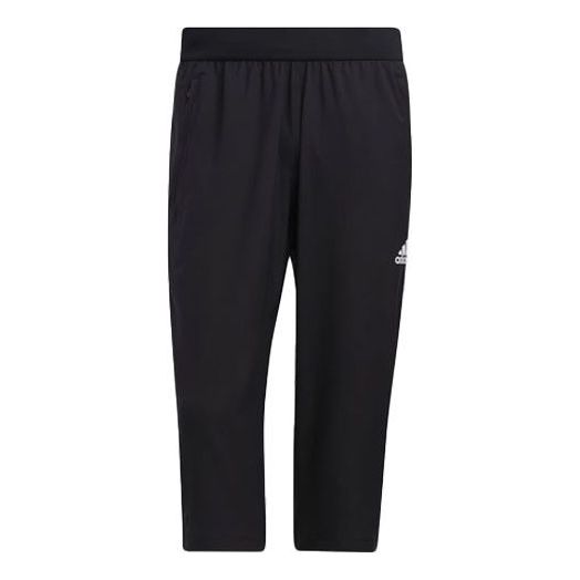Tepláky adidas Originals Aero3s Capri Training Cropped Pants Čierna | GM0329, 0