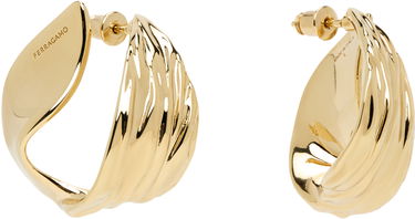 Náušnice FERRAGAMO Ferragamo Draped Earrings Žltá | 783320, 1