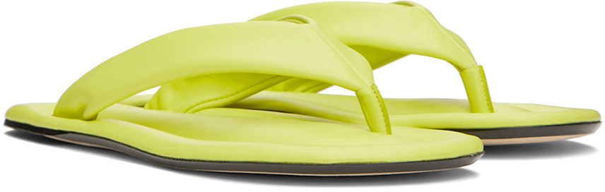 BY FAR Dasha Leather Thong Sandals