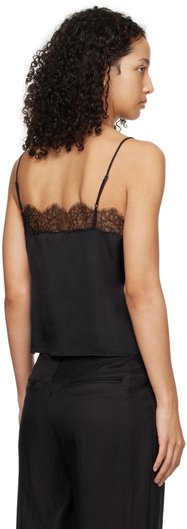 Tielko Anine Bing ANINE BING Amelie Lace Tank Top Čierna | A-07-1822-000, 2