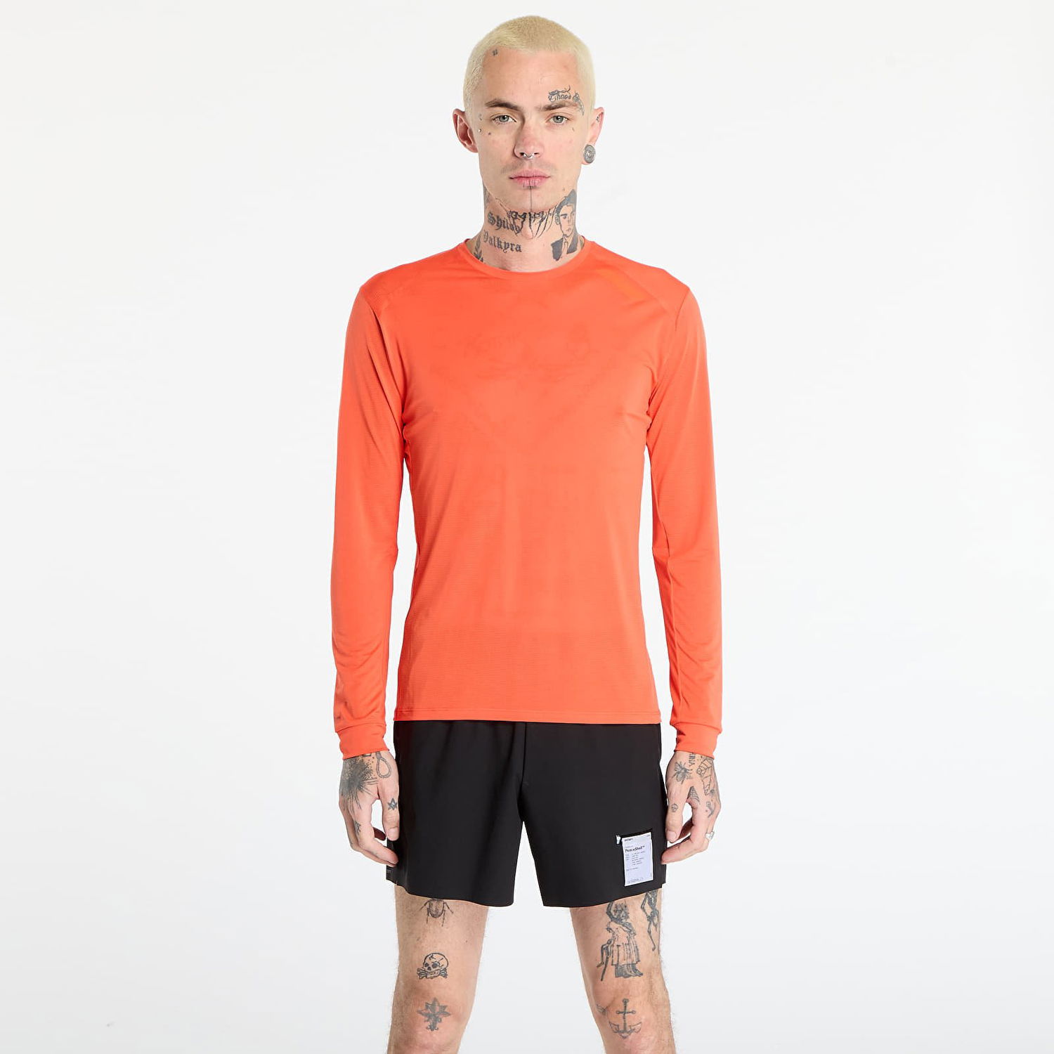 Tričko Soar Running Long Sleeve Tech T-Shirt Oranžová | AW25-SLS4M-ORA, 0