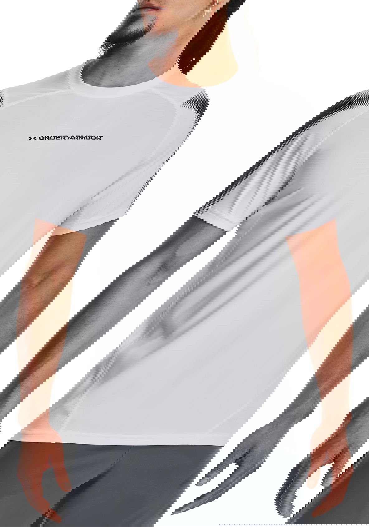 Tričko Under Armour HG Armour Nov Fitted Tee Biela | 1377160-100, 0
