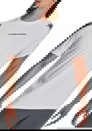 Tričko Under Armour HG Armour Nov Fitted Tee Biela | 1377160-100, 0