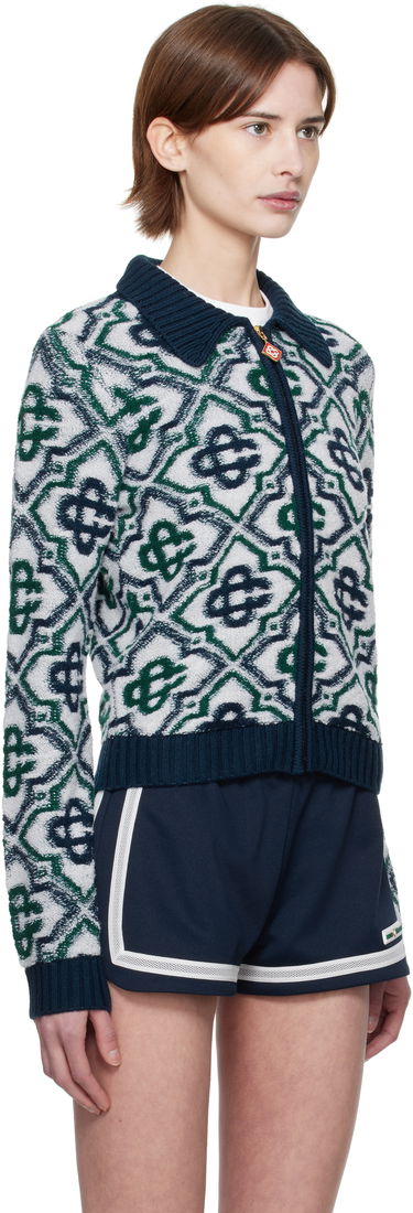 Sveter Casablanca Casablanca Monogram Knit Zip Cardigan Rôznofarebný | WPS25-KW-828-01, 1