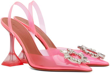 Šperky Amina Muaddi Amina Muaddi Begum Slingback Crystal Heels Ružová | BEGUM GLASS CL PVC, 3