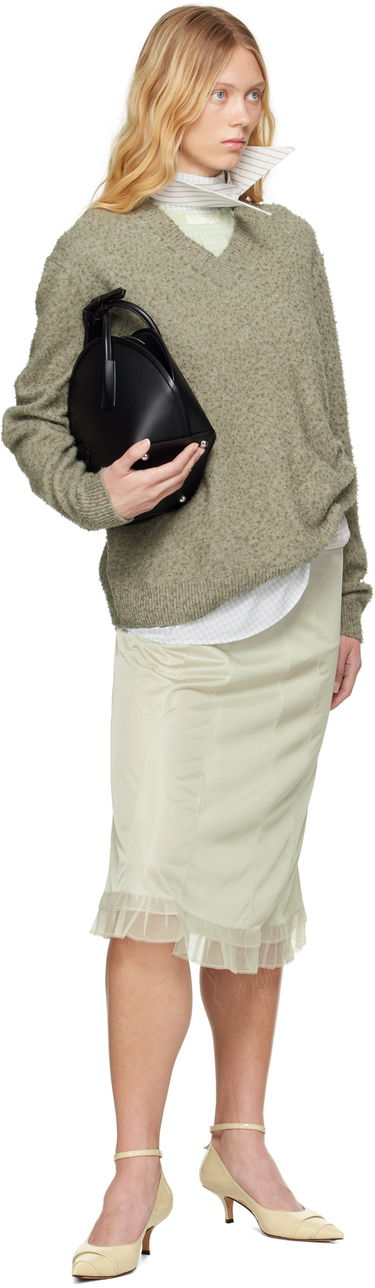 Sukňa Maison Margiela Maison Margiela 'Anonymity Of The Lining' Midi Skirt Zelené | S51ME0030 MTJ022, 3