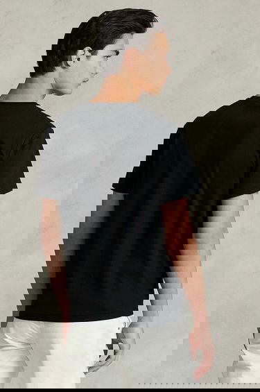 Tričko Polo by Ralph Lauren Cotton Custom Tee Čierna | 710740727001, 4