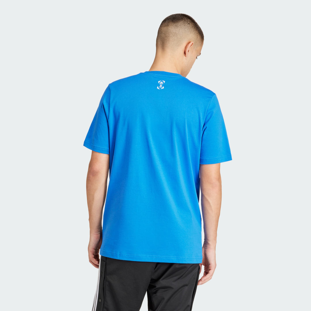 Tričko adidas Performance UEFA EURO24™ Italy Modrá | IT9318, 1
