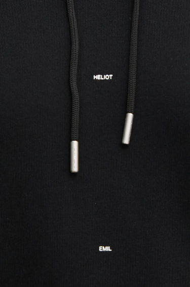 Mikina HELIOT EMIL Black Printed Hoodie Čierna | HE.M.08.053.BLK01, 8