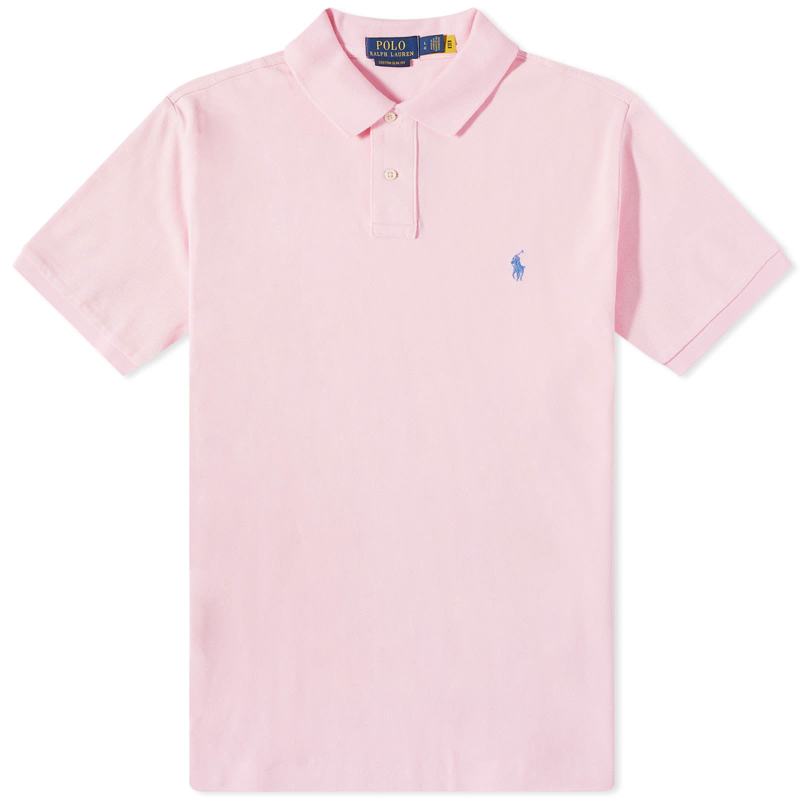 Custom Slim Fit Polo Carmel Pink