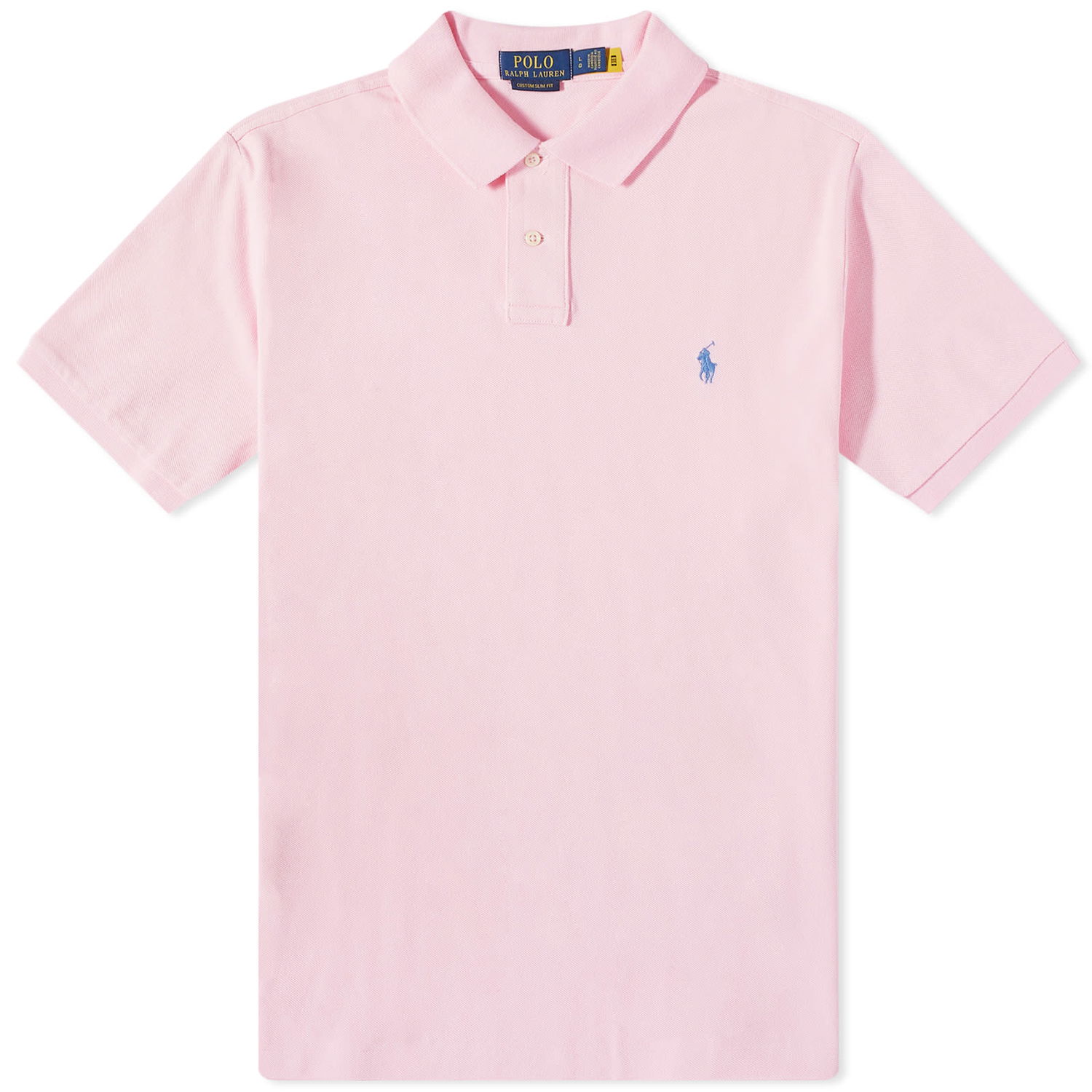 Polo tričko Polo by Ralph Lauren Custom Slim Fit Polo Carmel Pink Ružová | 710782592033, 0